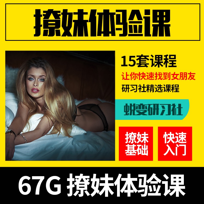 撩妹体验课 67G 15套课程