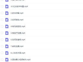 小仓装逼课 泡妞展示面拍摄课程