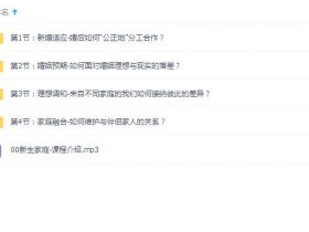 新生家庭：幸福婚姻的秘诀