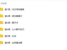 中国把妹方法2 系统泡妞课程教学
