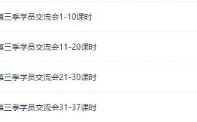七烟《学员交流会》内部音频
