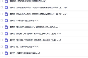 快速恋爱聊天课完整版
