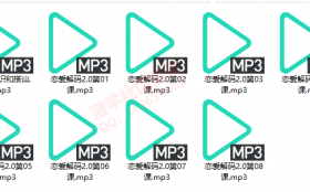 蓝色答案《恋爱解码2.0》8节语音课程